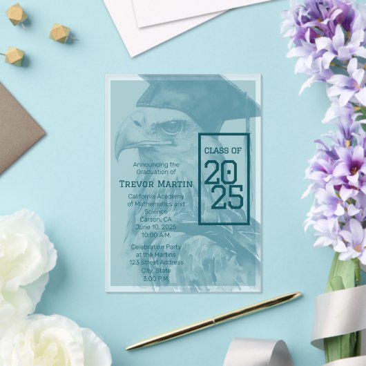 卒業発表ユニークアクリル招待状 アクリル招待状 (インサイチュ (ウェディング))