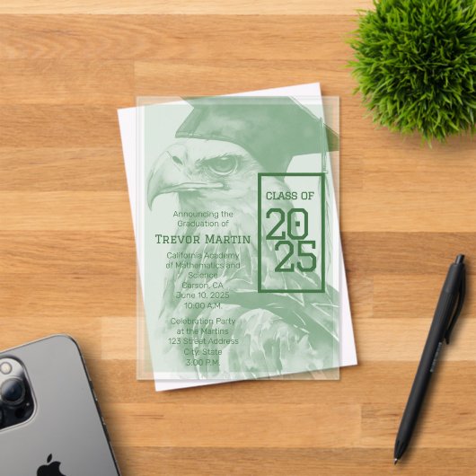 卒業発表ユニークアクリル招待状 アクリル招待状 (インサイチュ (招待状))