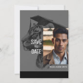 卒業発表ユニーク招待状カード 案内状 (正面)