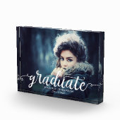 卒業発表写真エレガント台本 フォトブロック (右)