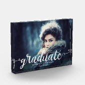 卒業発表写真エレガント台本 フォトブロック (左)