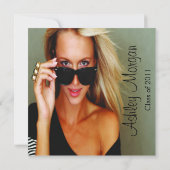 卒業発表写真カードフィルム 招待状 (裏面)