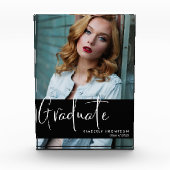 卒業発表写真スクリプモダントシンプル フォトブロック (正面)