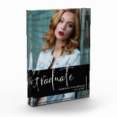 卒業発表写真スクリプモダントシンプル フォトブロック (左)