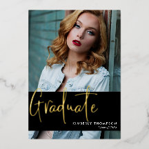 卒業発表写真スクリプモダントシンプル