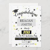 卒業発表招待状 招待状 (正面/裏面)