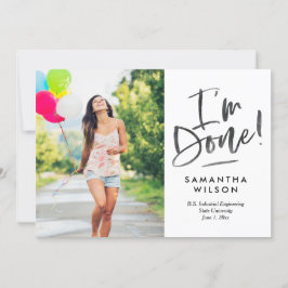 卒業発表招待状 案内状