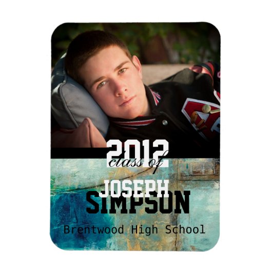 卒業発表用磁石 マグネット (縦)