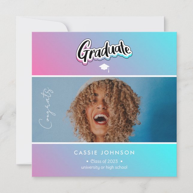 卒業発表 (正面)