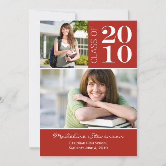 卒業発表2013年スクロールダウン 案内状 (正面)