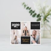 卒業発表2020フォトコラージュ ポストカード (スタンド正面)
