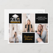 卒業発表2021写真コラージュ ポストカード (正面/裏面)