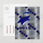 卒業発表 インビテーションポストカード (正面/裏面)