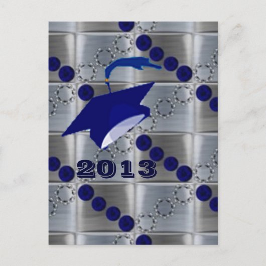 卒業発表 インビテーションポストカード (正面)