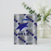 卒業発表 インビテーションポストカード (スタンド正面)