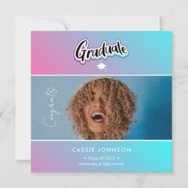 卒業発表 サンキューカード