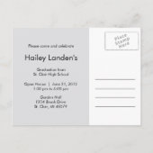 卒業発表 | フォトポストカード インビテーションポストカード (裏面)