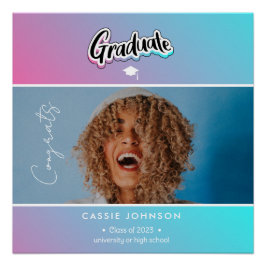 卒業発表 ポスター