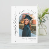 卒業発表(写真あり) 招待状 (スタンド正面)