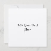 卒業発表、招待状ブルー 招待状 (裏面)