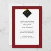 卒業発表 招待状 (正面)