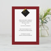 卒業発表 招待状 (スタンド正面)