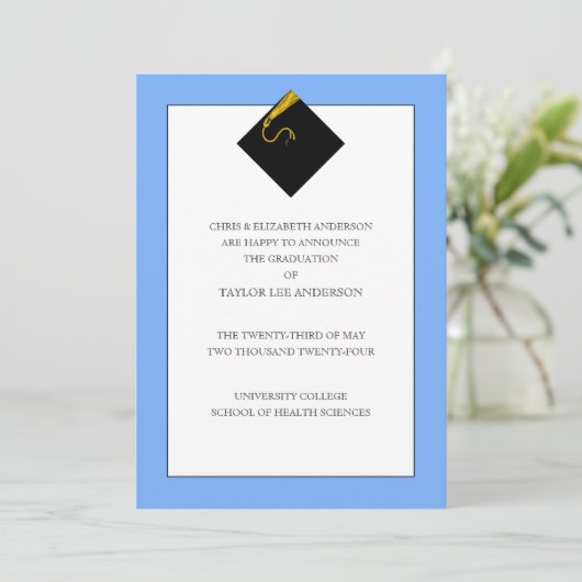 卒業発表 招待状 (スタンド正面)