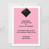 卒業発表 招待状 (正面)