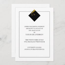 卒業発表 招待状