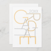 卒業発表 招待状 (正面/裏面)