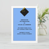 卒業発表 招待状 (スタンド正面)