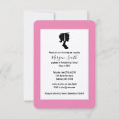 卒業発表 招待状 (正面)