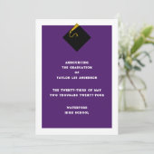 卒業発表 招待状 (スタンド正面)