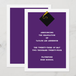 卒業発表 招待状