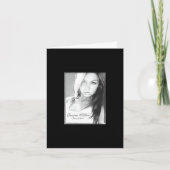 卒業発表 招待状 (正面)