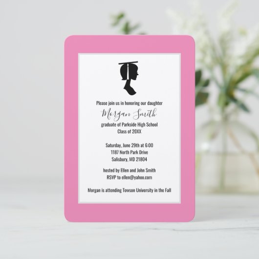 卒業発表 招待状 (スタンド正面)