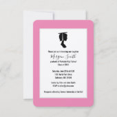 卒業発表 招待状 (正面)