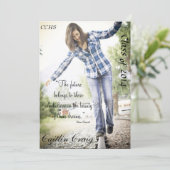 卒業発表 招待状 (スタンド正面)