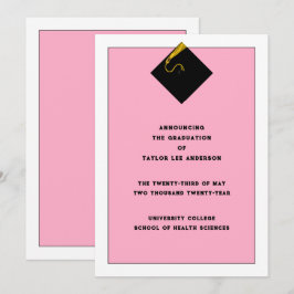 卒業発表 招待状