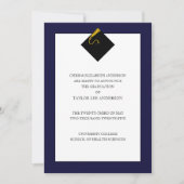 卒業発表 招待状 (正面)