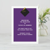 卒業発表 招待状 (スタンド正面)