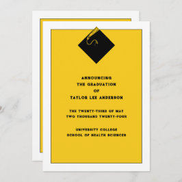 卒業発表 招待状