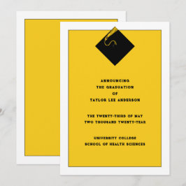 卒業発表 招待状