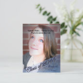 卒業発表、招待状 招待状 (スタンド正面)