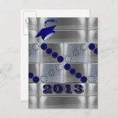 卒業発表 案内ポストカード (正面/裏面)