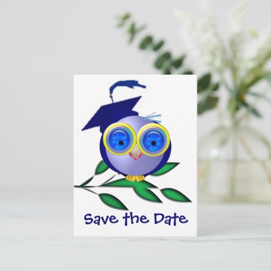 卒業発表 案内ポストカード (スタンド正面)