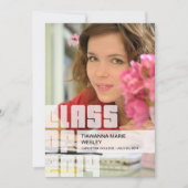 卒業発表 案内状 (正面)