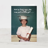 卒業発表 案内状 (正面)