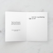 卒業発表 案内状 (内部)