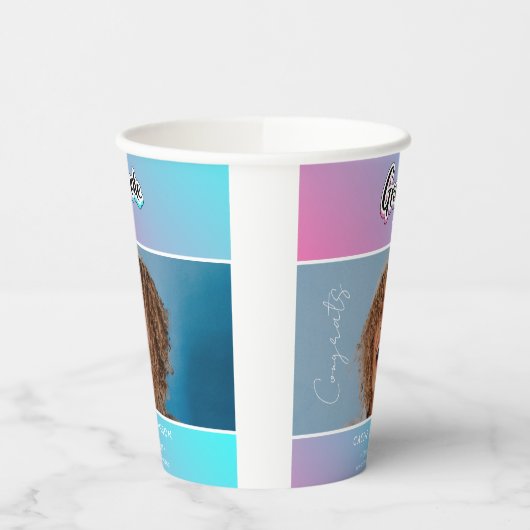 卒業発表 紙コップ (左)